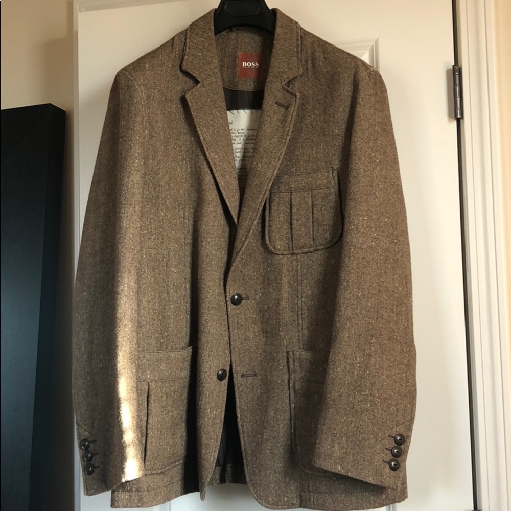 Hugo boss tweed blazer